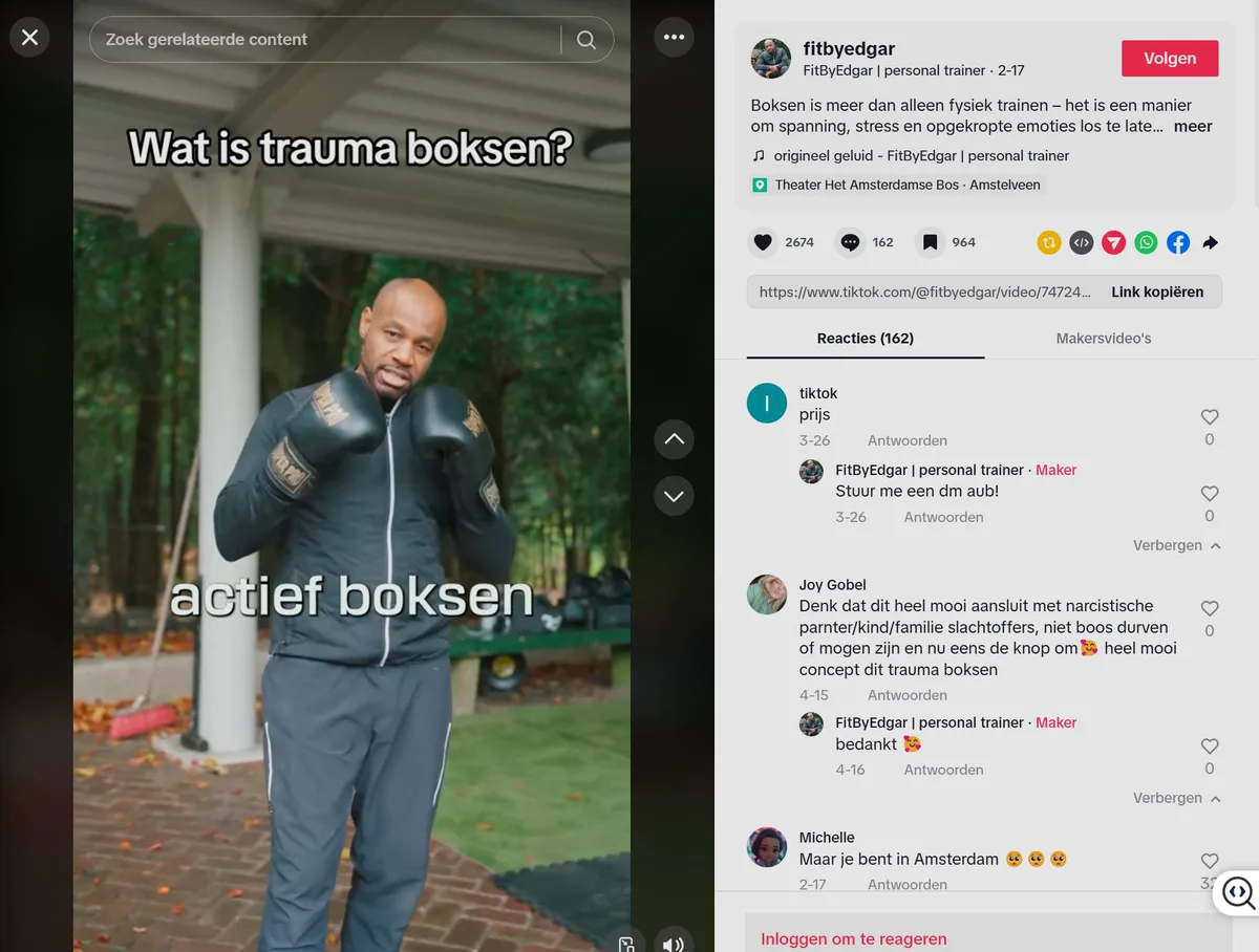TikTok-video van FitByEdgar met 85k views