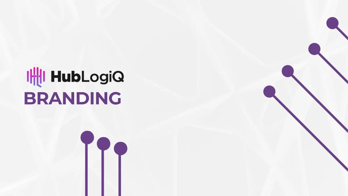 HubLogiQ logo en huisstijl